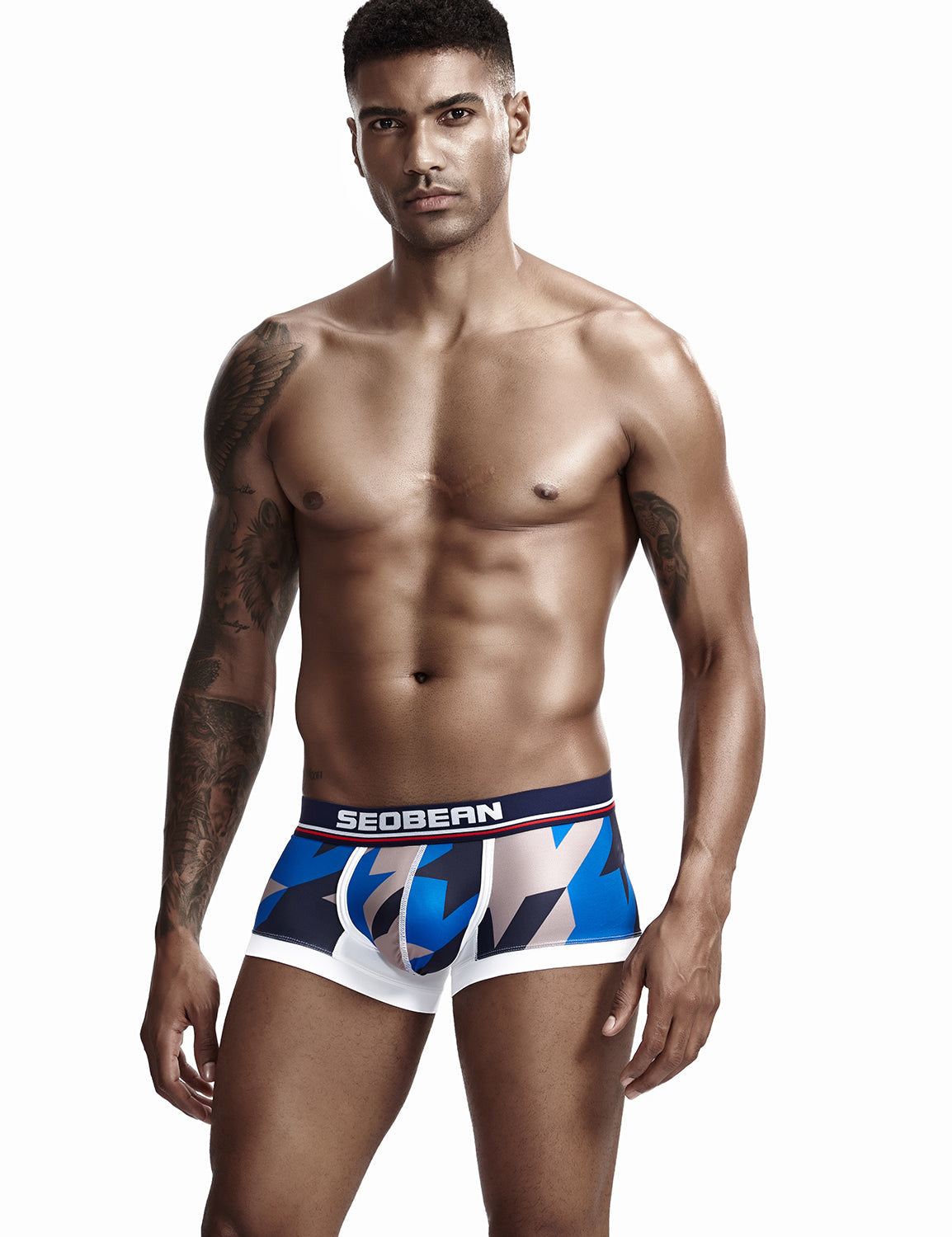 Low Rise Sexy Visual Arts Boxer Brief 90225 | dmunderwear detail image 5