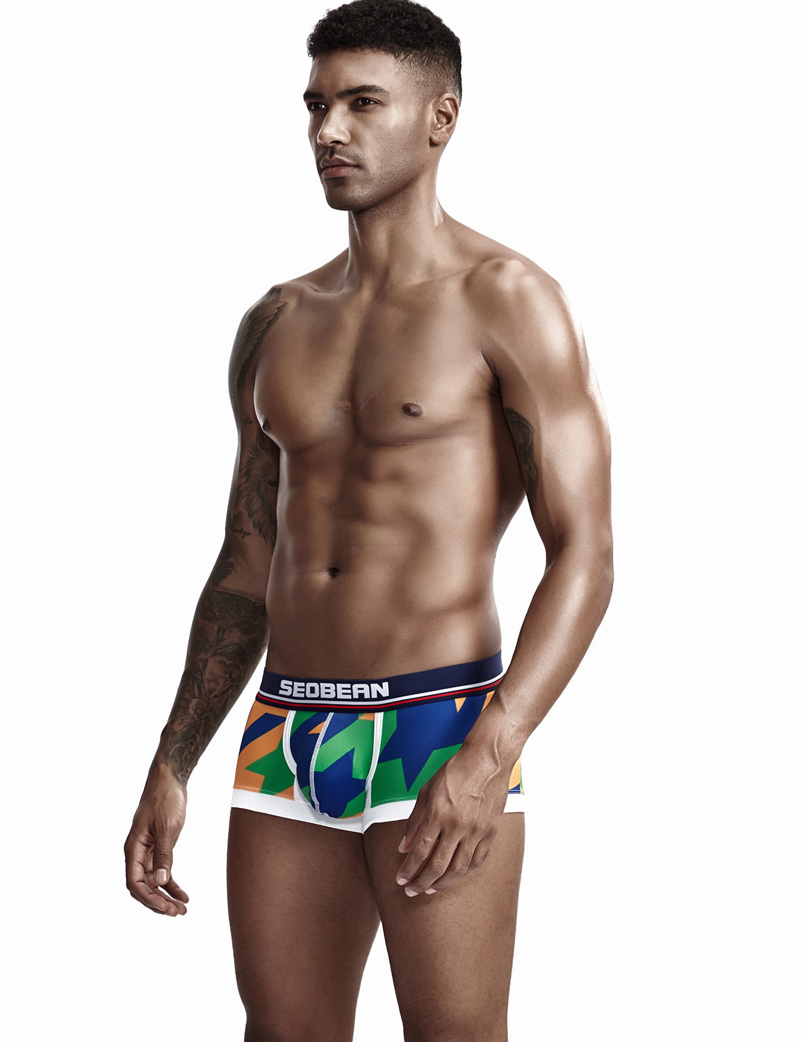 Low Rise Sexy Visual Arts Boxer Brief 90225 | dmunderwear detail image 8