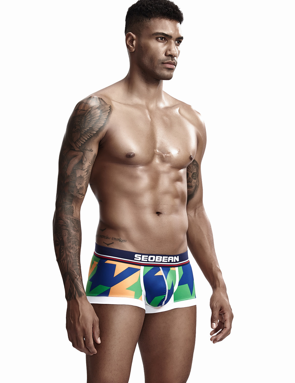 Low Rise Sexy Visual Arts Boxer Brief 90225 | dmunderwear detail image 9