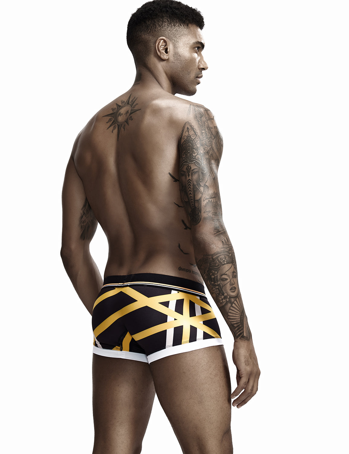 Low Rise Sexy Stripe Boxer Brief 90224 | dmunderwear detail image 2
