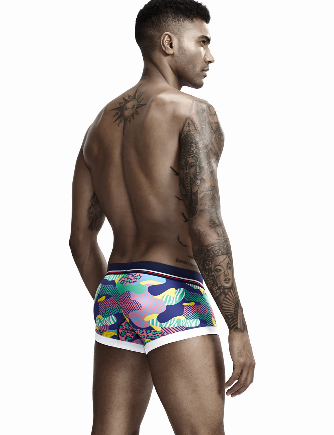 Low Rise Sexy Visual Arts Boxer Brief 90227 | dmunderwear detail image 2