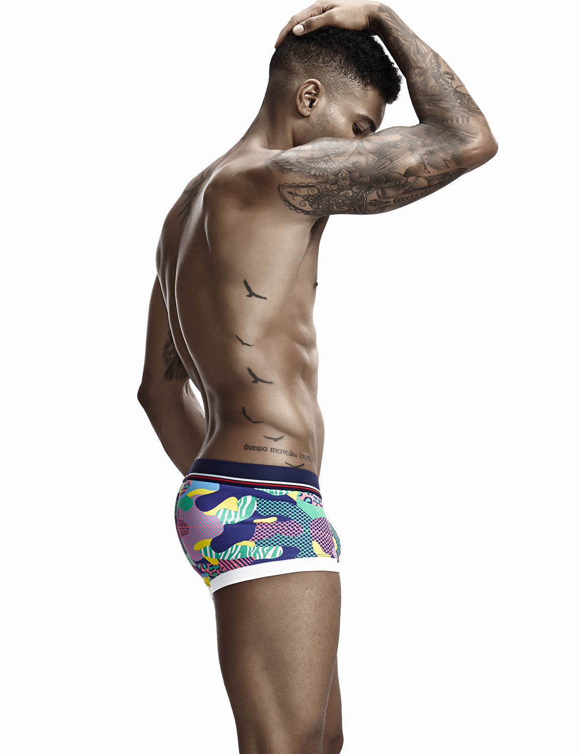 Low Rise Sexy Visual Arts Boxer Brief 90227 | dmunderwear detail image 3