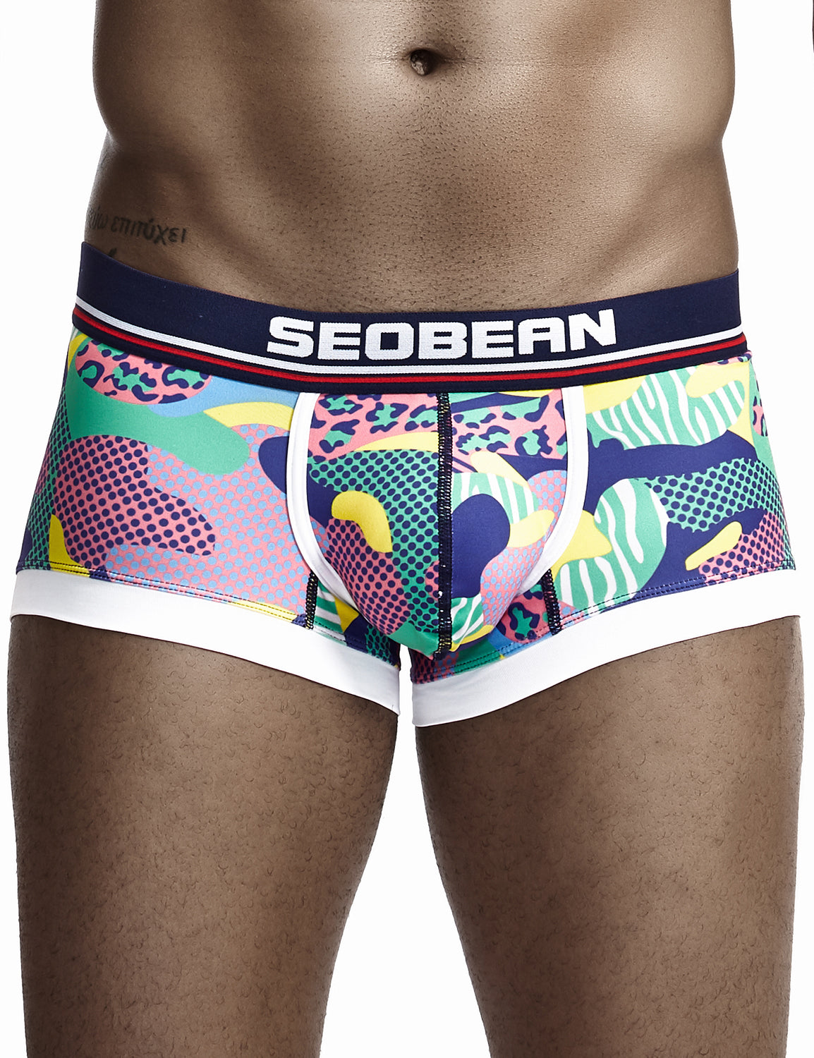 Low Rise Sexy Visual Arts Boxer Brief 90227 | dmunderwear detail image 4