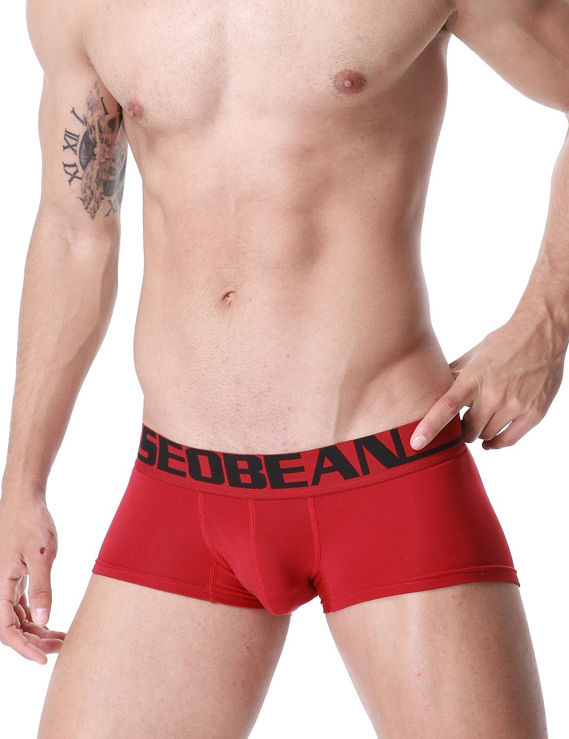 Low Rise Solid Boxer Brief 50218 | dmunderwear detail image 14