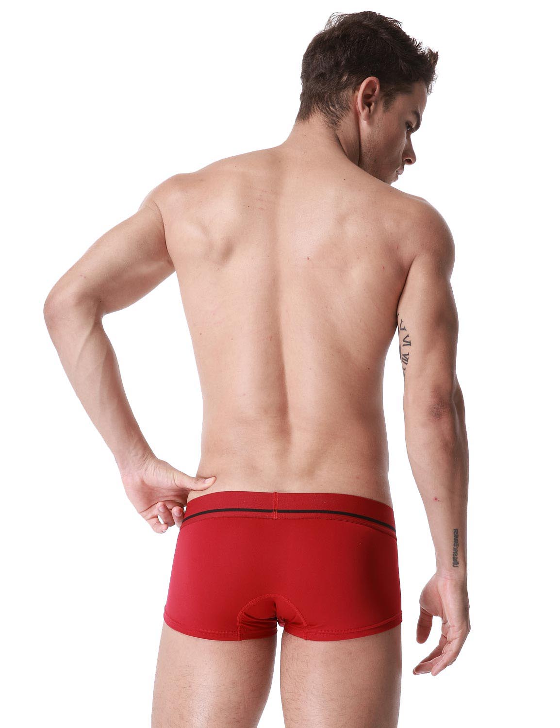 Low Rise Solid Boxer Brief 50218 | dmunderwear detail image 15