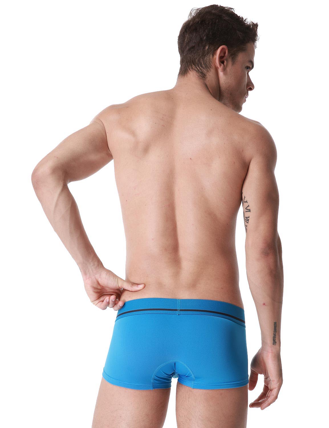 Low Rise Solid Boxer Brief 50218 | dmunderwear detail image 2