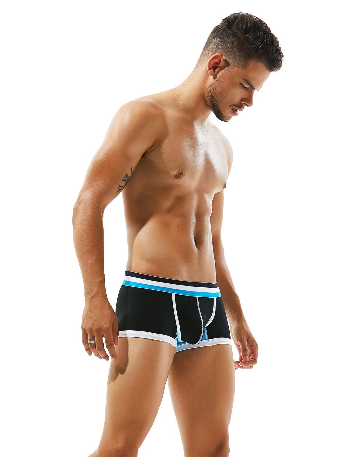 Low Rise Solid Boxer Brief 80201 | dmunderwear detail image 16