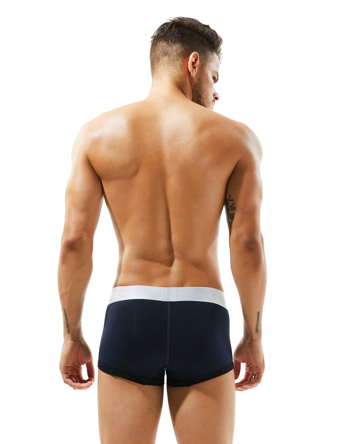 Low Rise Solid 7 Colors Boxer Brief 80202 | dmunderwear detail image 2