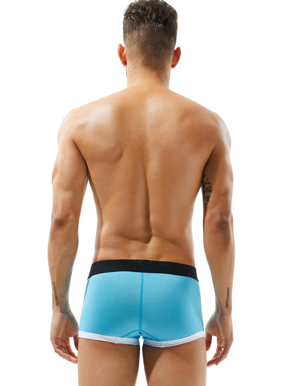 Low Rise Solid 7 Colors Boxer Brief 80202 | dmunderwear detail image 4