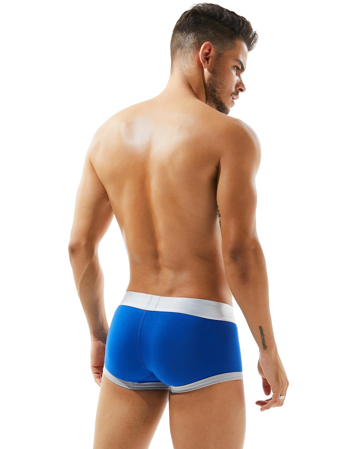 Low Rise Solid 7 Colors Boxer Brief 80202 | dmunderwear detail image 6
