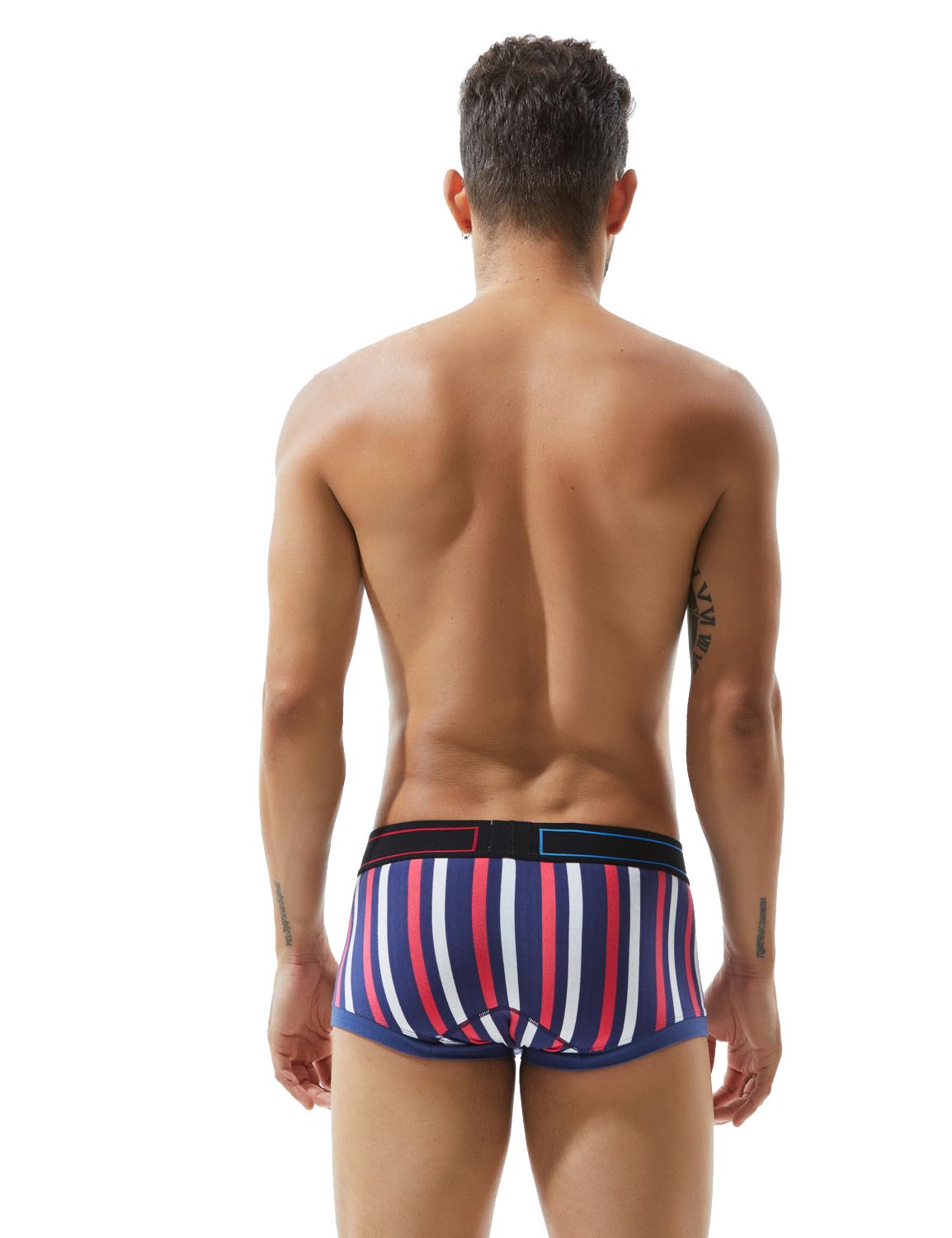 Low Rise Stripe Boxer Brief 80214 | dmunderwear detail image 6