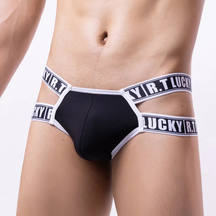 Lucky Dual Strap Thong | dmunderwear detail image 10