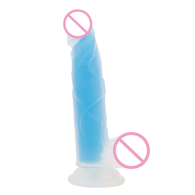 Luminous Glow In The Dark Dildo | dmunderwear detail image 2