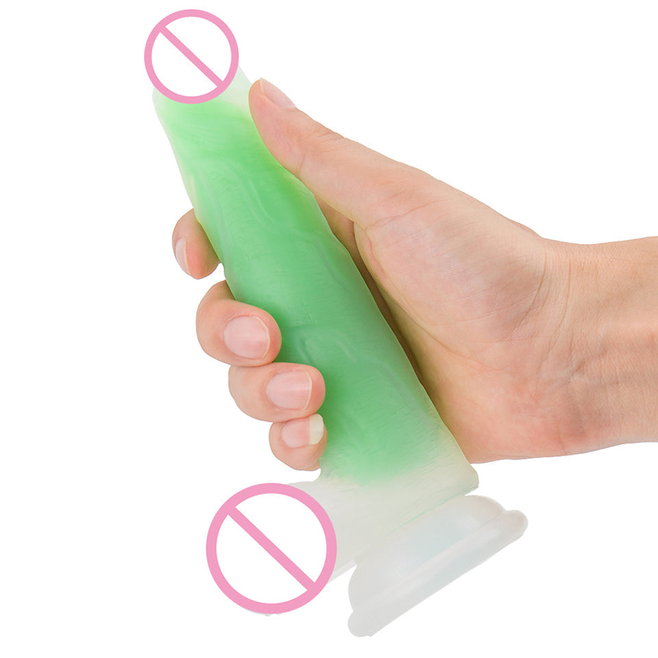 Luminous Glow In The Dark Dildo | dmunderwear detail image 7