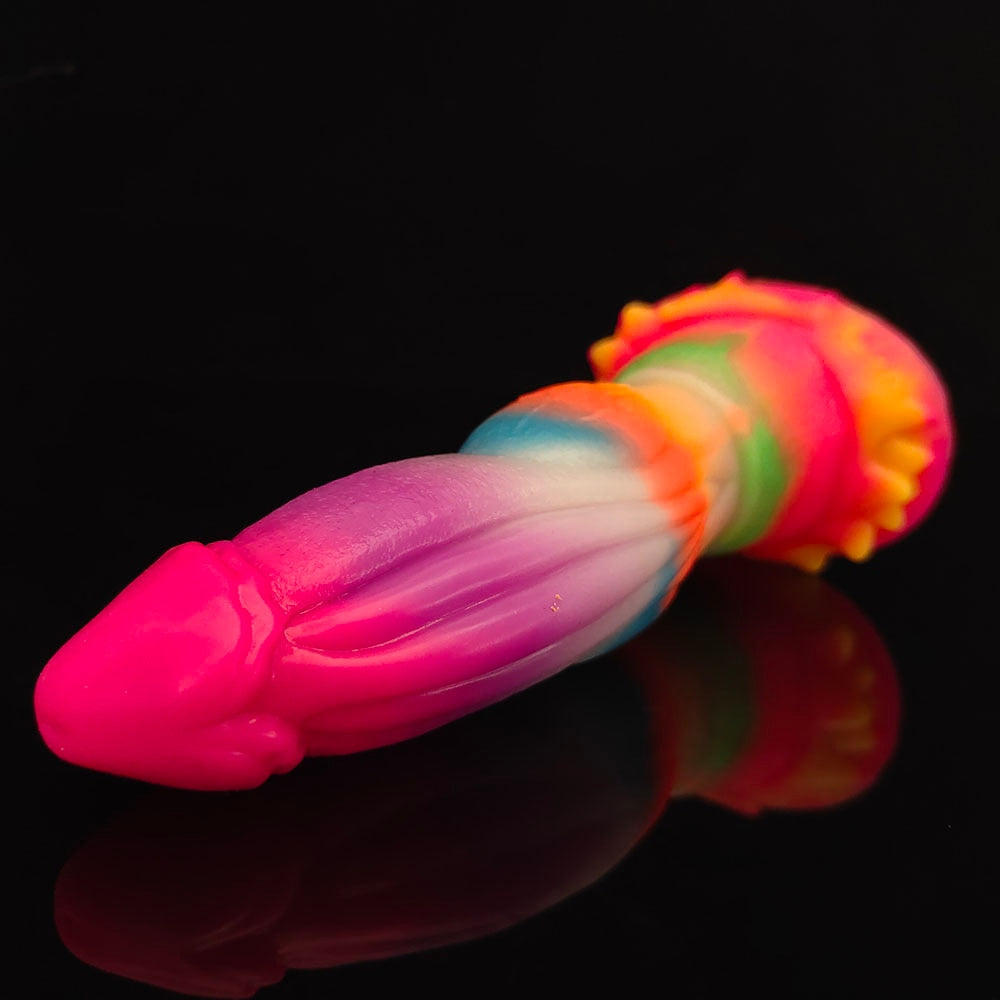 Luminous Glow In The Dark Dragon Dildo With Suction Cup | dmunderwear detail image 5