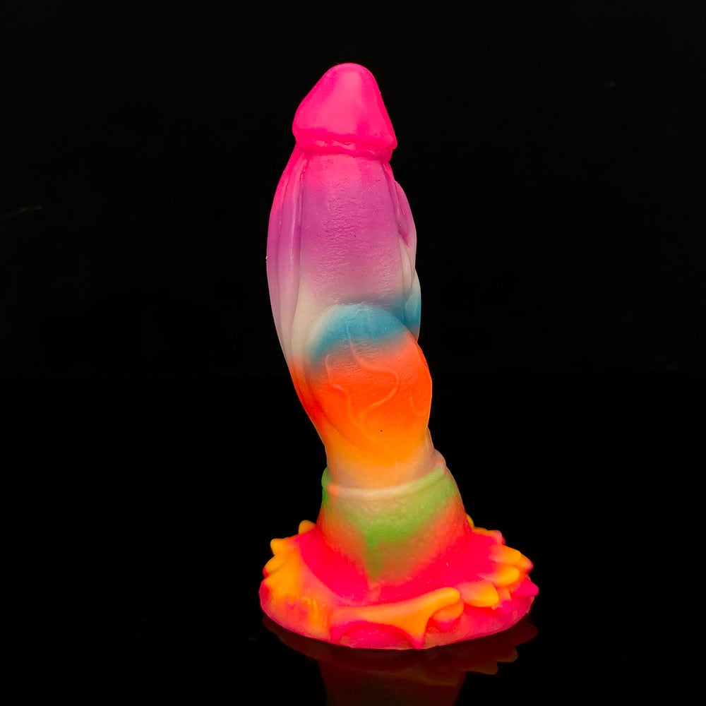 Luminous Glow In The Dark Dragon Dildo With Suction Cup | dmunderwear detail image 9