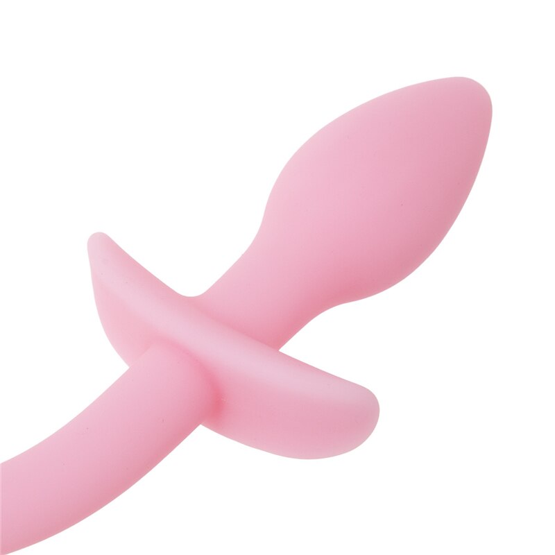 Luminous Soft Silicone Dog Tail Butt Plug | dmunderwear detail image 14