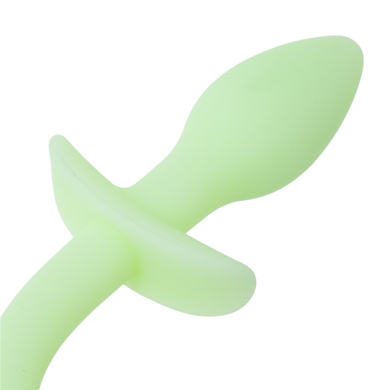 Luminous Soft Silicone Dog Tail Butt Plug | dmunderwear detail image 16