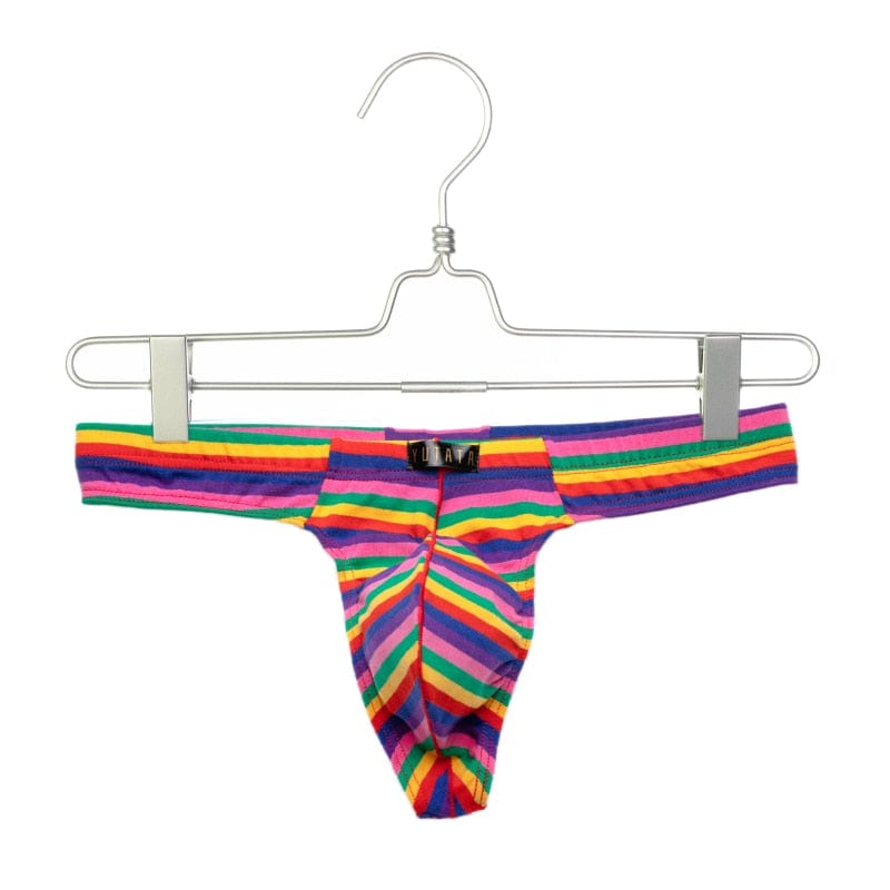 Lush Striped Thong | dmunderwear detail image 3