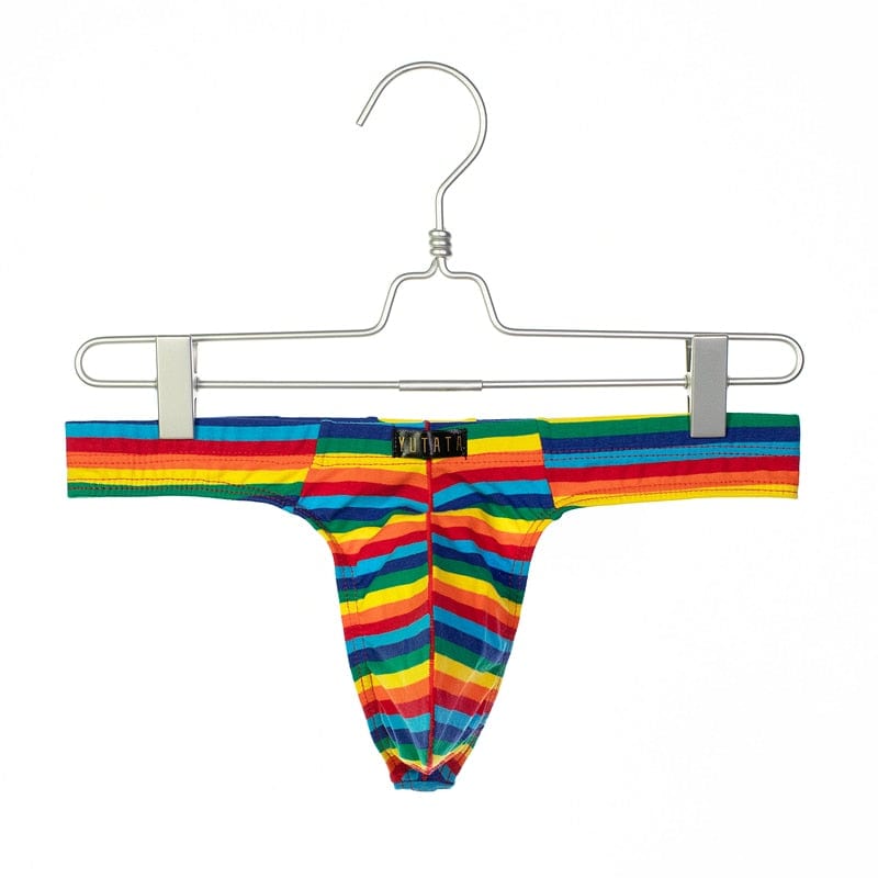 Lush Striped Thong | dmunderwear detail image 5