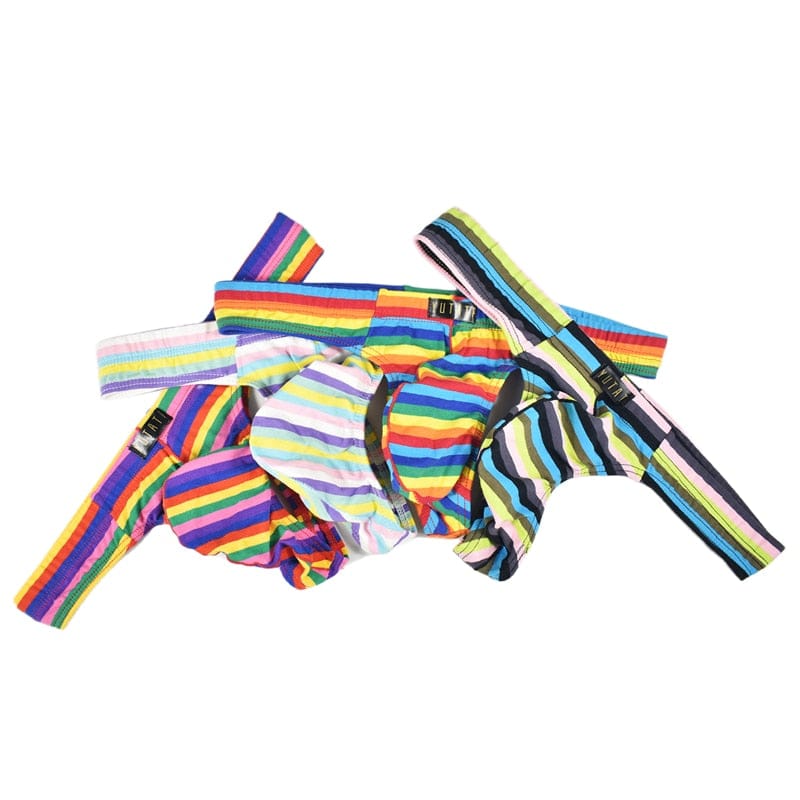Lush Striped Thong | dmunderwear detail image 9