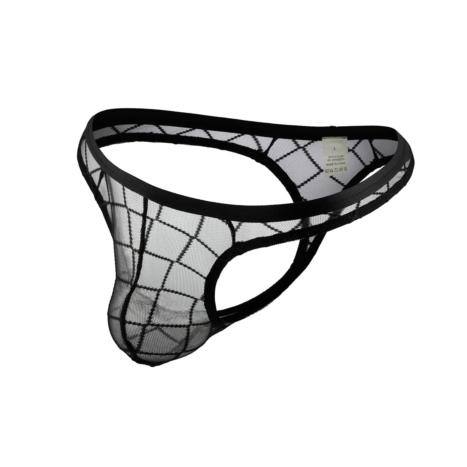 Lux Mesh Thong | dmunderwear detail image 4