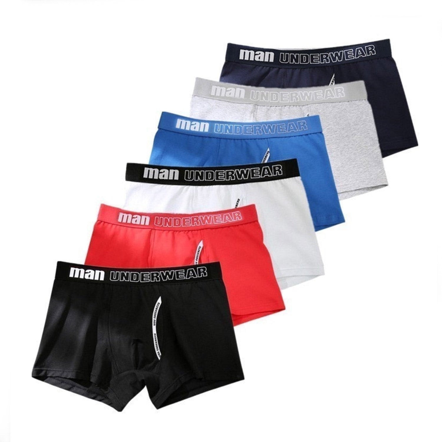 ORVLS Man Basic Accent Boxer Brief 6-Pack | dmunderwear