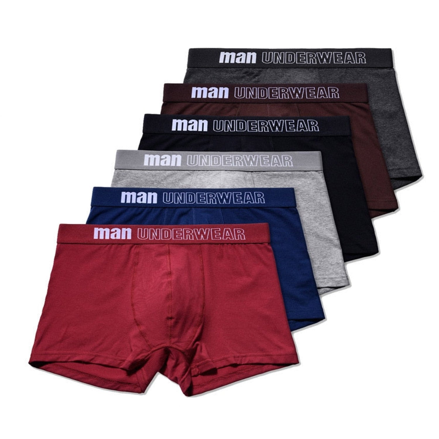Man Basic Boxer Briefs 6-Pack | dmunderwear