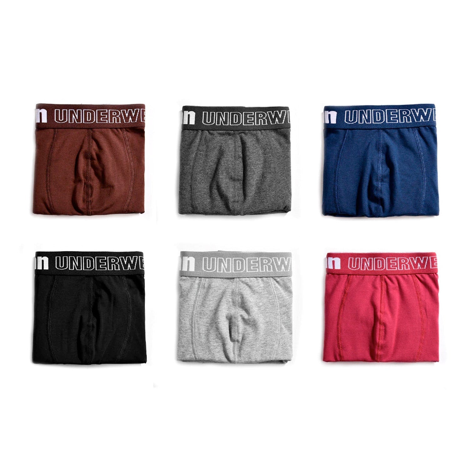 Man Basic Boxer Briefs 6-Pack | dmunderwear detail image 12