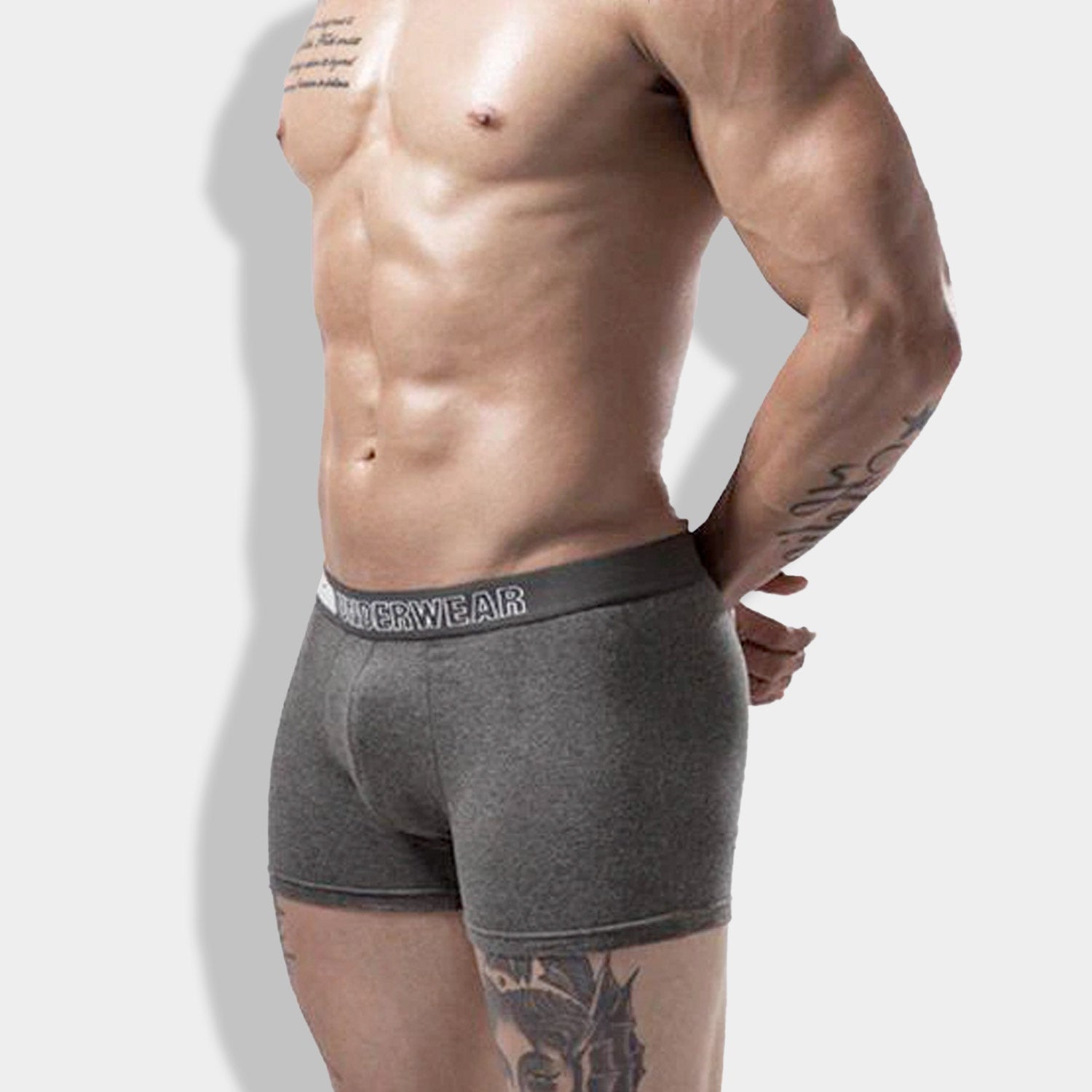 Man Basic Boxer Briefs 6-Pack | dmunderwear detail image 3