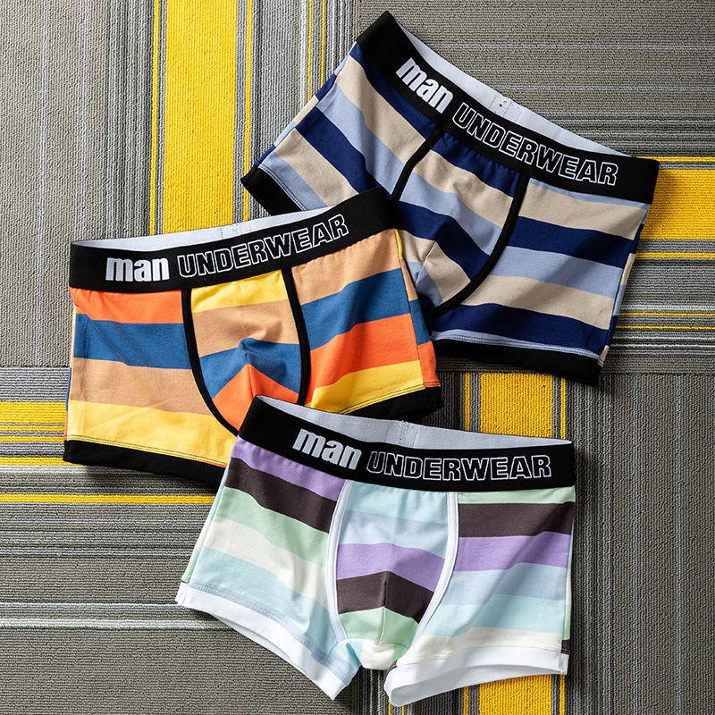 Man Basic Striped Boxer Briefs | dmunderwear