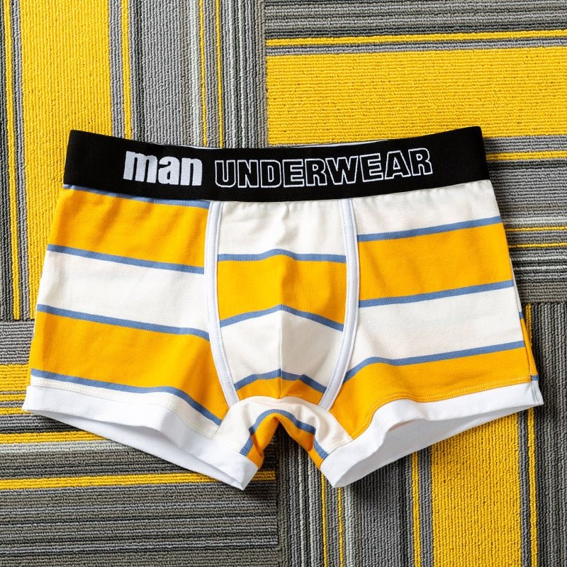 Man Basic Striped Boxer Briefs | dmunderwear detail image 3