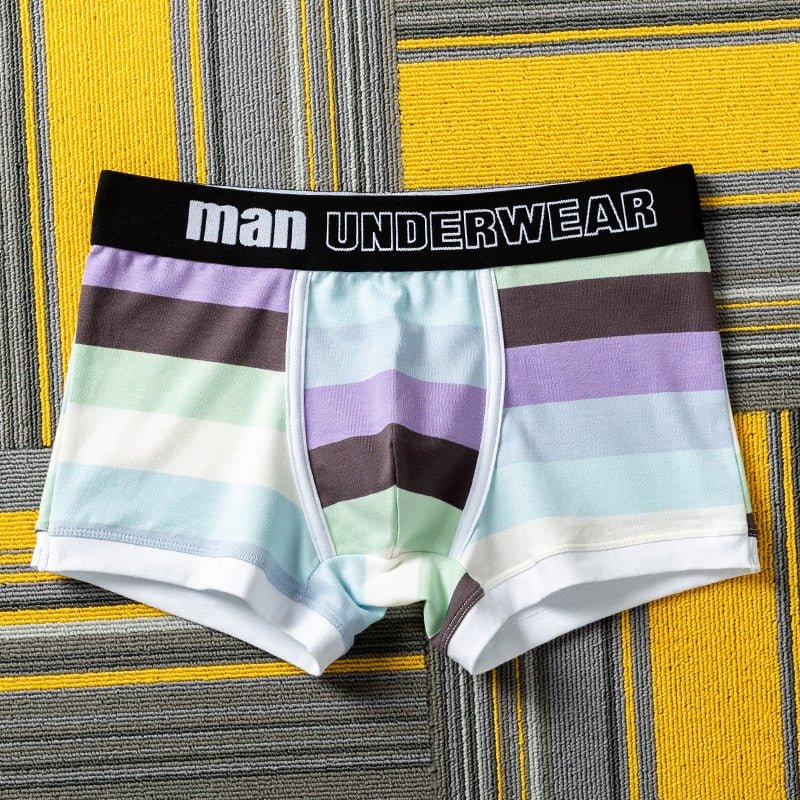 Man Basic Striped Boxer Briefs | dmunderwear detail image 4