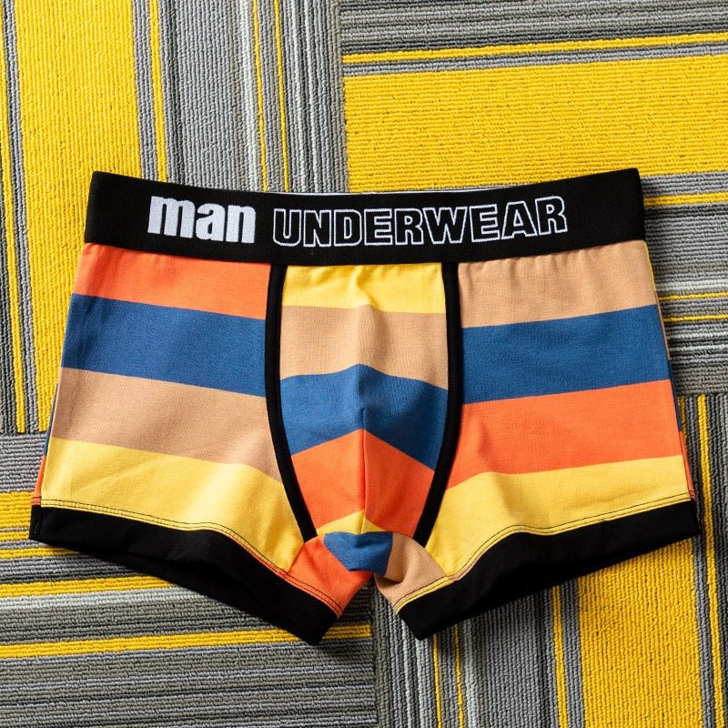 Man Basic Striped Boxer Briefs | dmunderwear detail image 5