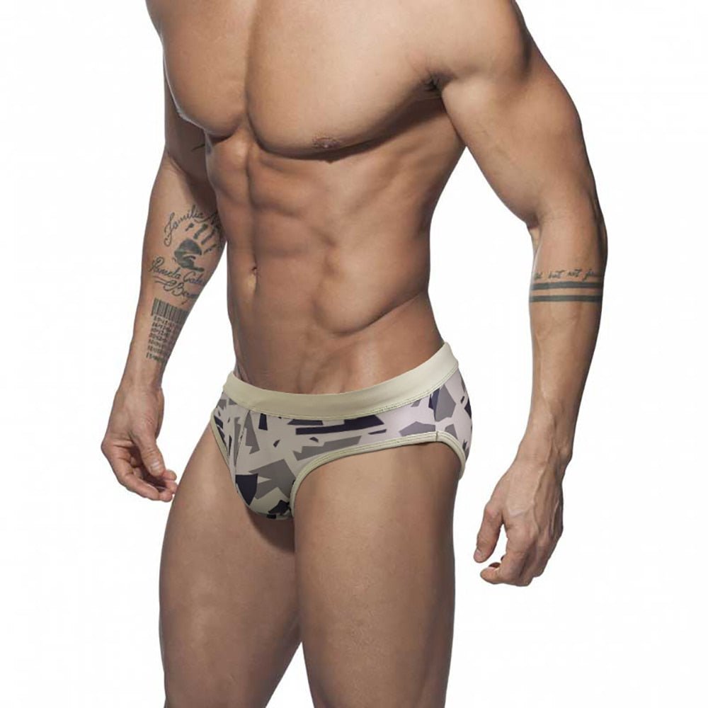 ORVLS Modern Camo Swim Briefs | dmunderwear detail image 6