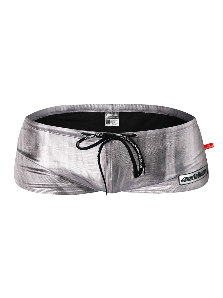 Men's Fashionable Flash Swim Fitness Trunks | dmunderwear detail image 12