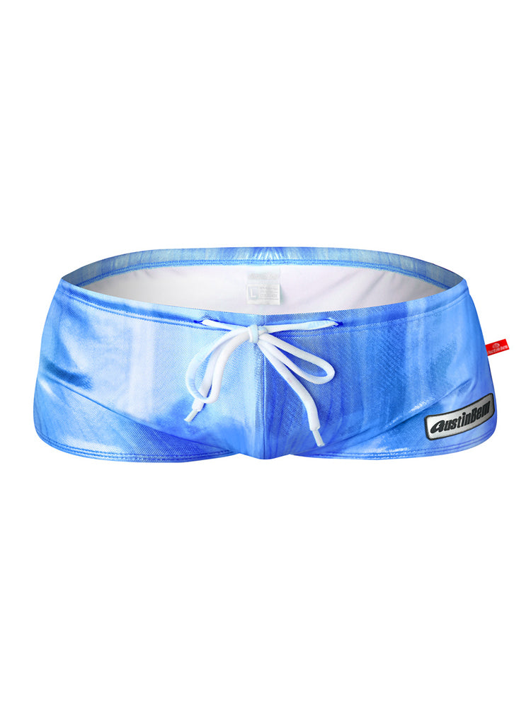Men's Fashionable Flash Swim Fitness Trunks | dmunderwear detail image 7