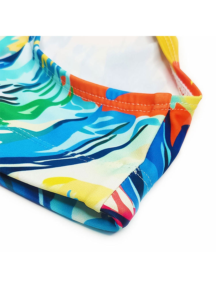 Men's 3D Pouch Ink Art Beach Swim Briefs | dmunderwear detail image 8