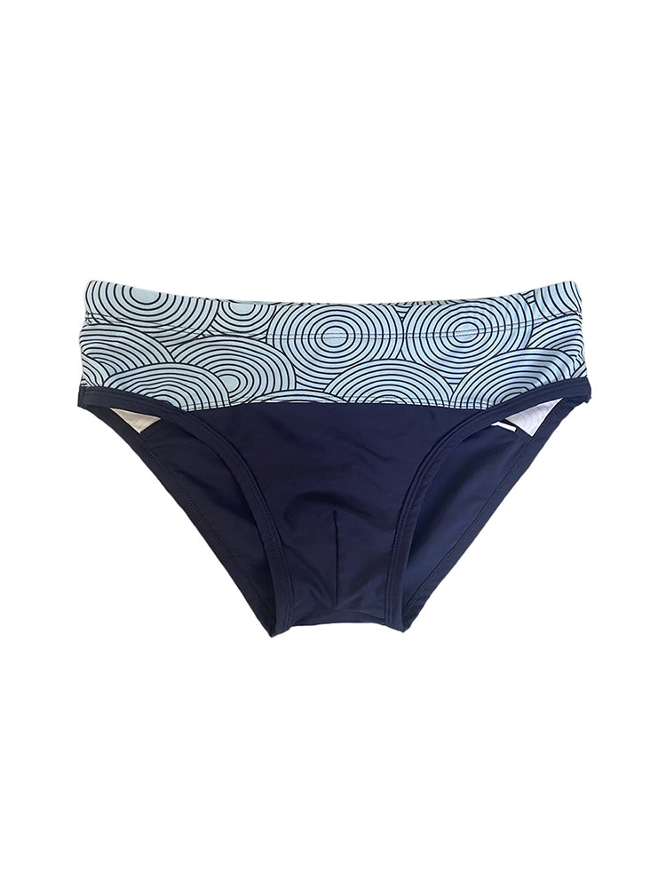 Men's 3D Pouch Low-Rise Sexy Swim Brief | dmunderwear detail image 15