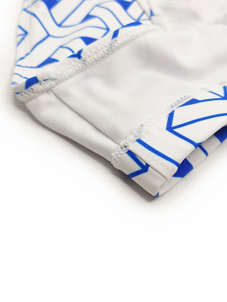 Men's 3D Pouch Printed Fitness Swim Briefs | dmunderwear detail image 15