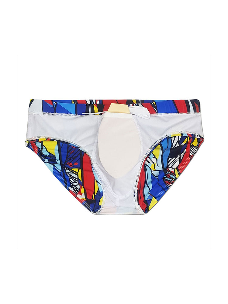 Men's 3D Pouch Sexy Quick-Dry Swim Briefs | dmunderwear detail image 19