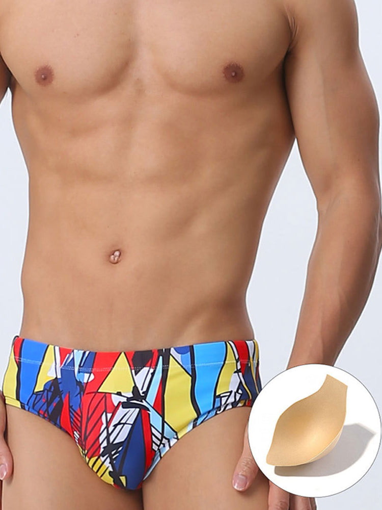 Men's 3D Pouch Sexy Quick-Dry Swim Briefs | dmunderwear detail image 3