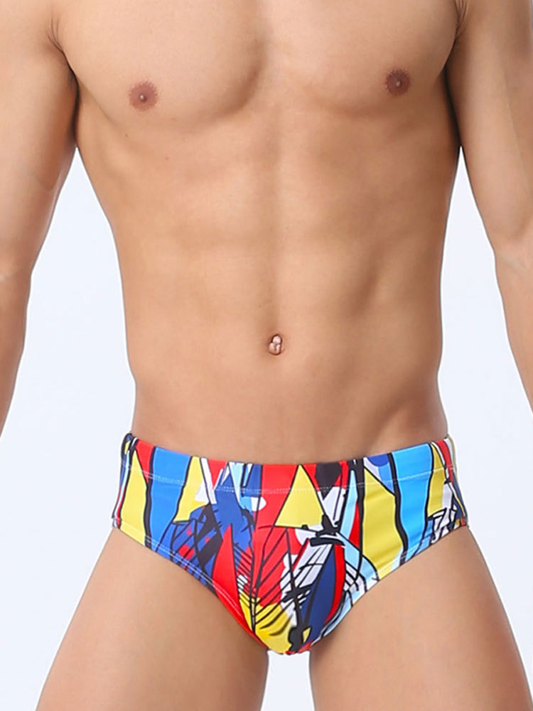 Men's 3D Pouch Sexy Quick-Dry Swim Briefs | dmunderwear detail image 4