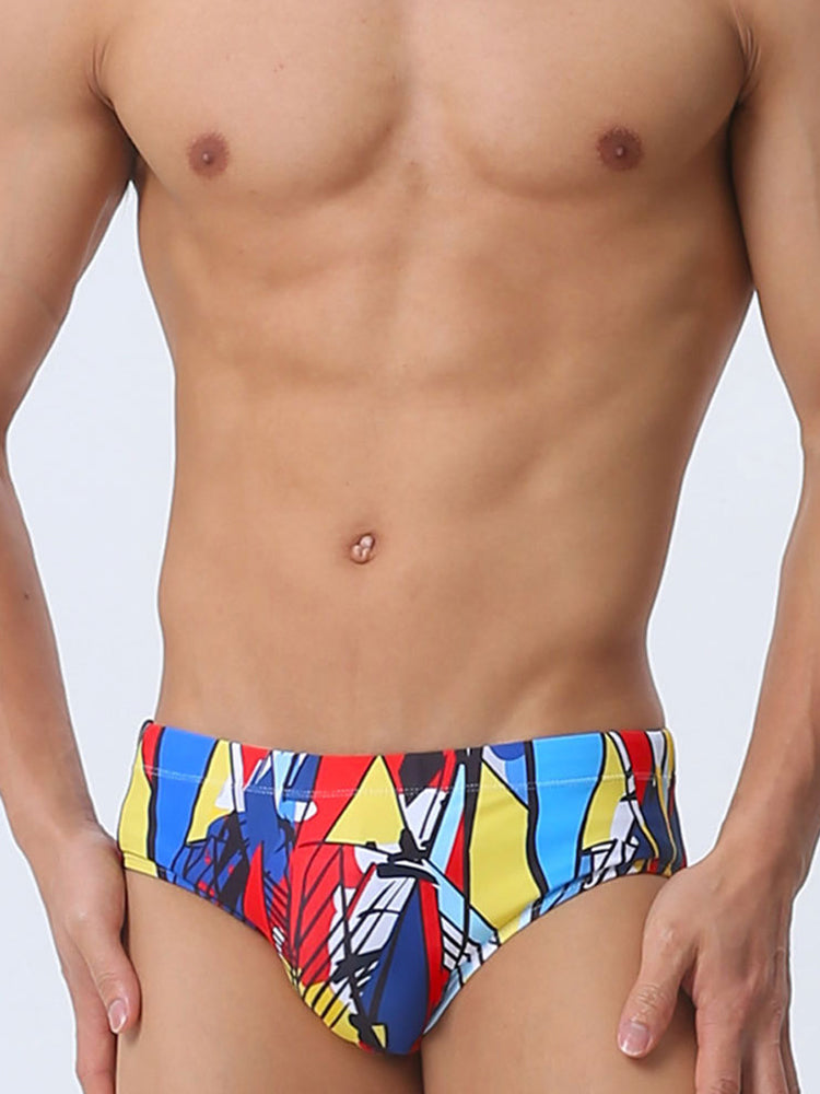 Men's 3D Pouch Sexy Quick-Dry Swim Briefs | dmunderwear detail image 8