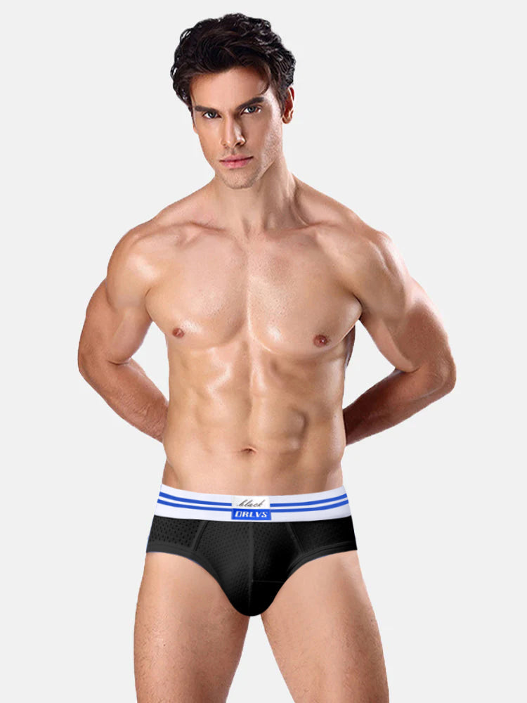 Men's Air Mesh Supportive Fit Seamless Comfort Briefs | dmunderwear