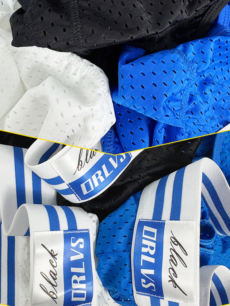 Men's Air Mesh Supportive Fit Seamless Comfort Briefs | dmunderwear detail image 11