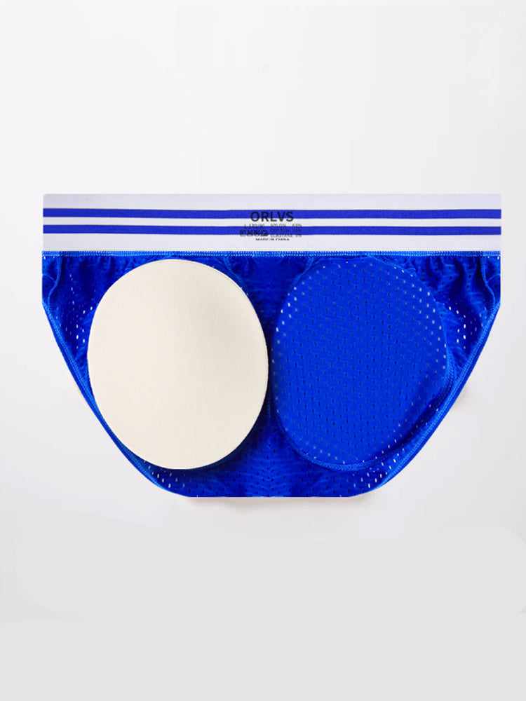 Men's Air Mesh Supportive Fit Seamless Comfort Briefs | dmunderwear detail image 13