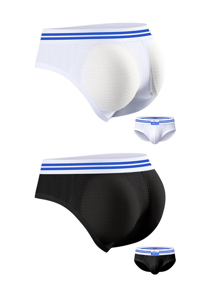 Men's Air Mesh Supportive Fit Seamless Comfort Briefs | dmunderwear detail image 19
