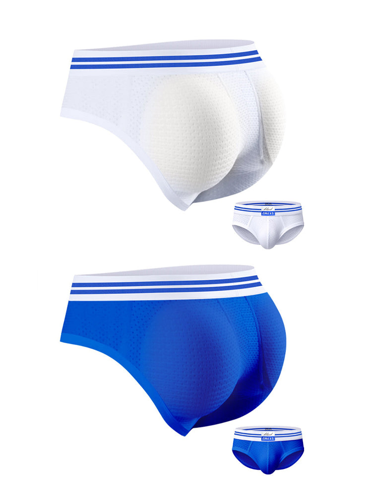Men's Air Mesh Supportive Fit Seamless Comfort Briefs | dmunderwear detail image 20