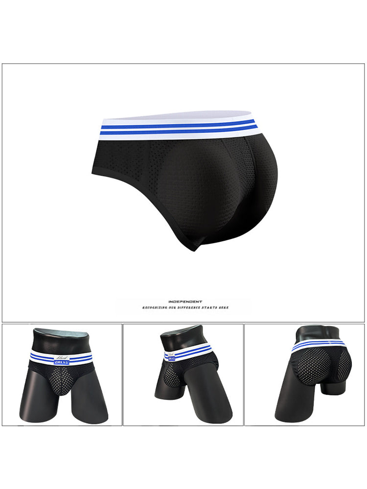 Men's Air Mesh Supportive Fit Seamless Comfort Briefs | dmunderwear detail image 3